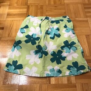 Bossini Kids Green/White Floral Skirt - Size 140 (Size M/L or for 8-10 yrs old)